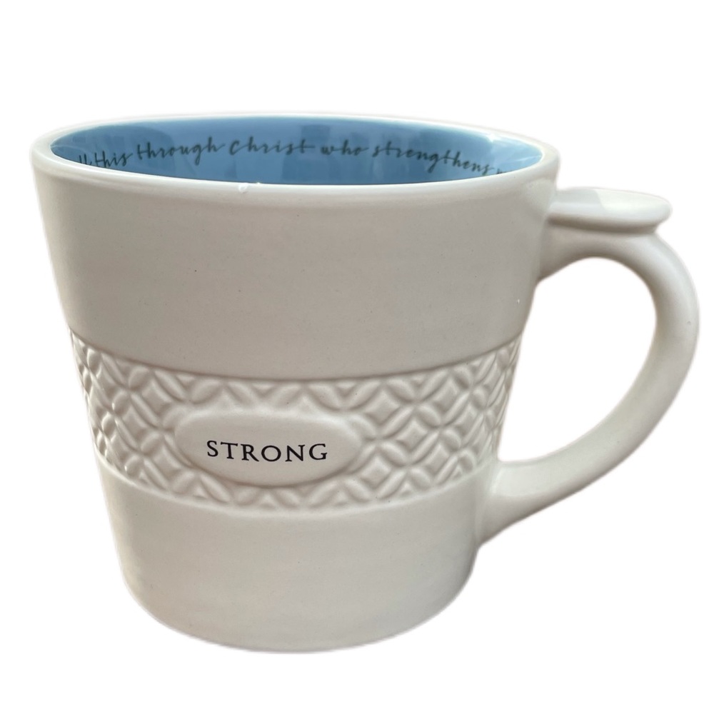 Dayspring Christian Inspirational Mug “Strength” Philippians 4:13